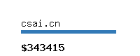 csai.cn Website value calculator