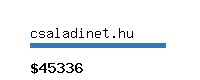 csaladinet.hu Website value calculator