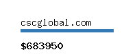 cscglobal.com Website value calculator