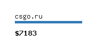 csgo.ru Website value calculator