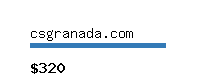 csgranada.com Website value calculator