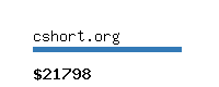 cshort.org Website value calculator