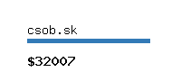 csob.sk Website value calculator