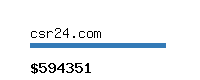 csr24.com Website value calculator