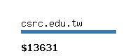 csrc.edu.tw Website value calculator