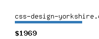 css-design-yorkshire.com Website value calculator