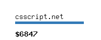 csscript.net Website value calculator