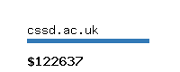 cssd.ac.uk Website value calculator