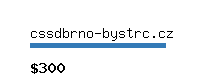 cssdbrno-bystrc.cz Website value calculator