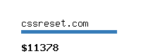 cssreset.com Website value calculator