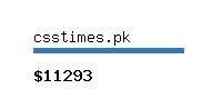 csstimes.pk Website value calculator