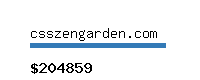 csszengarden.com Website value calculator