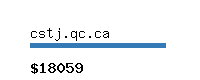 cstj.qc.ca Website value calculator
