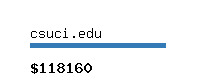 csuci.edu Website value calculator