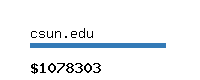 csun.edu Website value calculator