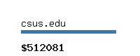 csus.edu Website value calculator