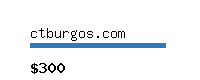 ctburgos.com Website value calculator