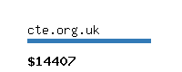 cte.org.uk Website value calculator