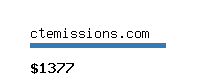 ctemissions.com Website value calculator