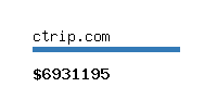 ctrip.com Website value calculator