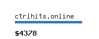 ctrlhits.online Website value calculator