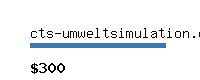 cts-umweltsimulation.com Website value calculator