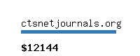 ctsnetjournals.org Website value calculator