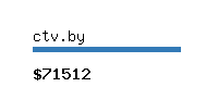 ctv.by Website value calculator