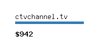 ctvchannel.tv Website value calculator