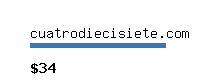 cuatrodiecisiete.com Website value calculator