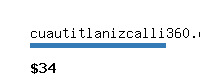 cuautitlanizcalli360.com Website value calculator