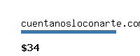 cuentanosloconarte.com Website value calculator