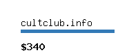 cultclub.info Website value calculator