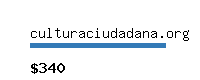 culturaciudadana.org Website value calculator