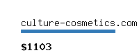 culture-cosmetics.com Website value calculator