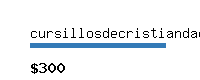 cursillosdecristiandad.org Website value calculator