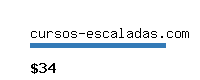 cursos-escaladas.com Website value calculator