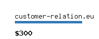 customer-relation.eu Website value calculator