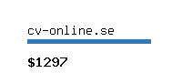 cv-online.se Website value calculator