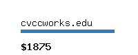 cvccworks.edu Website value calculator