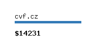 cvf.cz Website value calculator