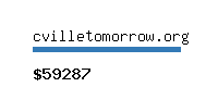cvilletomorrow.org Website value calculator