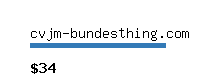 cvjm-bundesthing.com Website value calculator