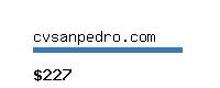 cvsanpedro.com Website value calculator