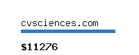 cvsciences.com Website value calculator