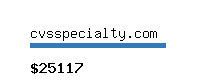 cvsspecialty.com Website value calculator