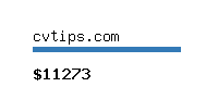 cvtips.com Website value calculator