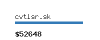 cvtisr.sk Website value calculator