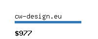 cw-design.eu Website value calculator