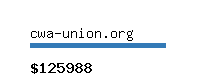 cwa-union.org Website value calculator